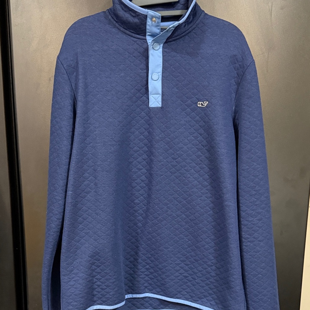 Vineyard Vines Blue Quilted Men's Shirt